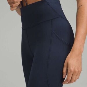 Lululemon Athletica Dark Blue High-Rise Leggings